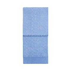 Coach Signature Metallic Muffler Mist Blue