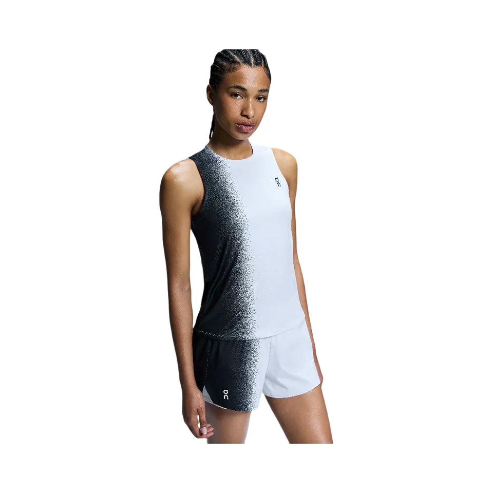 On Court Tank Black White