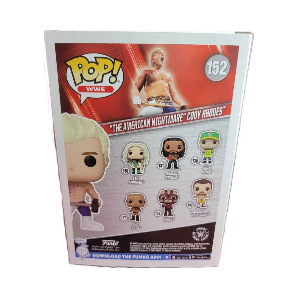 Funko Pop! Cody Rhodes # 152 (nib) With pop protector #152