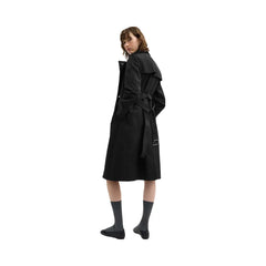 Coach Long Trench Black
