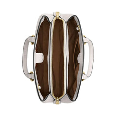 Coach Savannah Small Carryall Bag Pebbled Leather-Gold-Chalk
