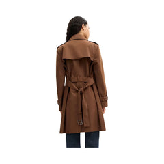 Coach Mid Trench Chocolate Brown