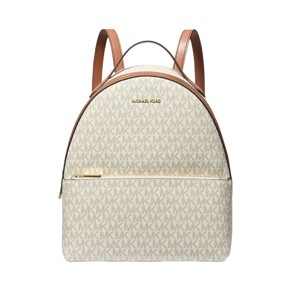 Michael Kors Sheila Medium Logo Backpack Vanilla