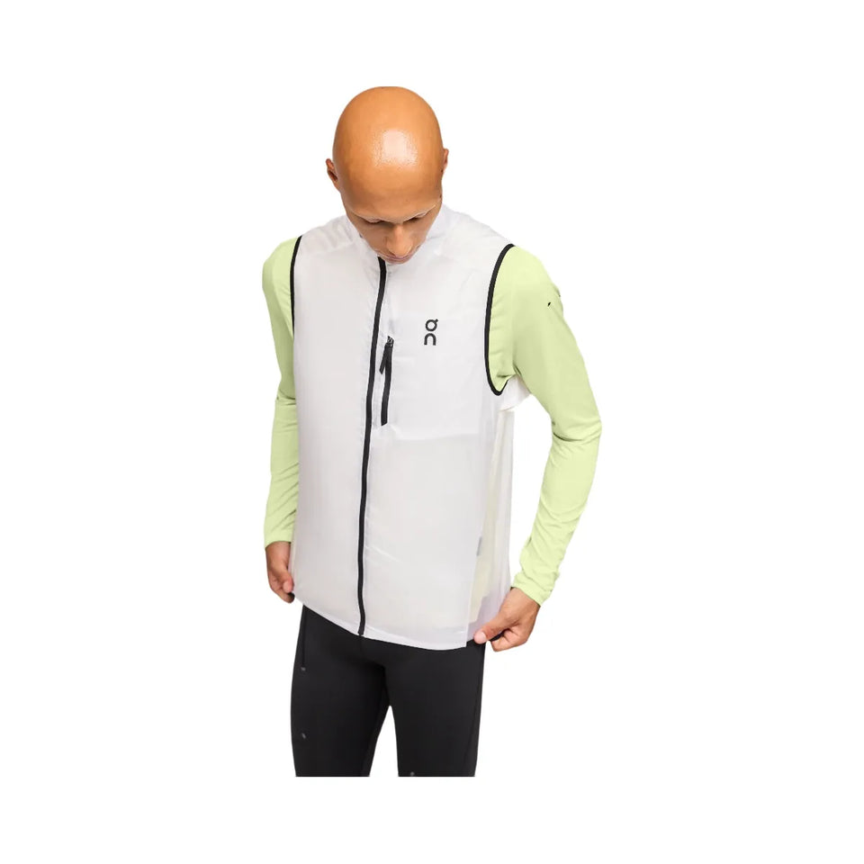 On Weather Vest White Black