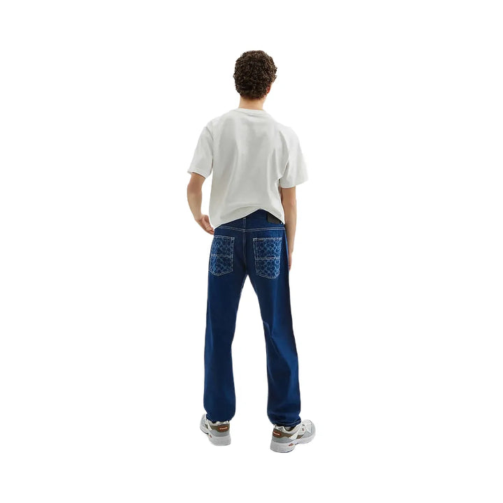 Coach Straight Fit Denim Jeans Dark Wash