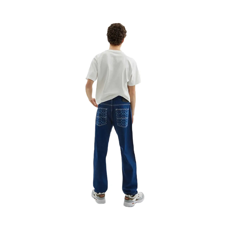 Coach Straight Fit Denim Jeans Dark Wash