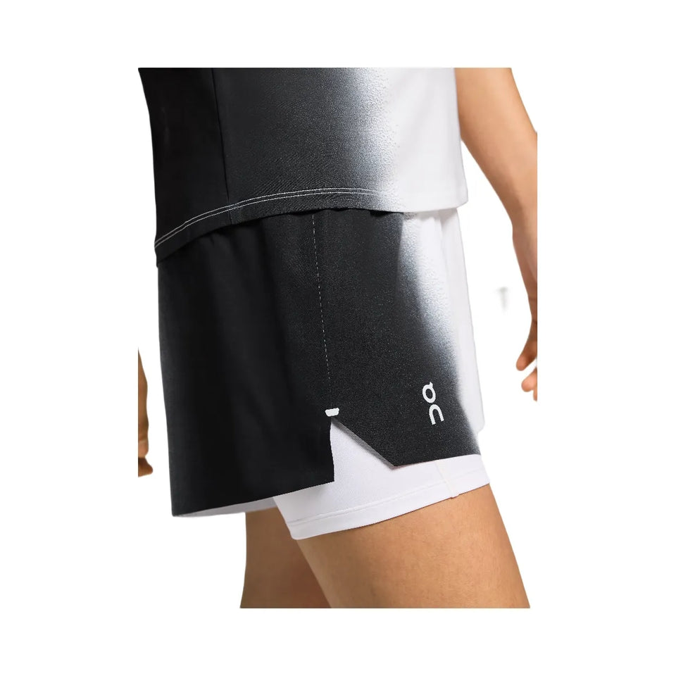 On Court Shorts Black White