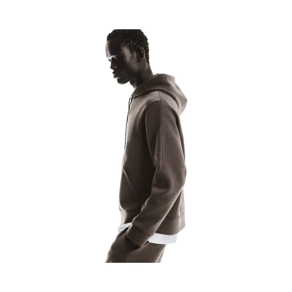 On Focus Tech Hoodie Pebble