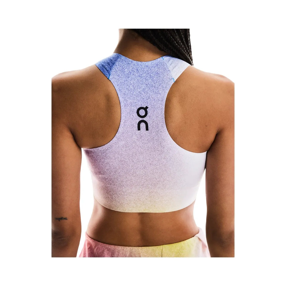 On Court Crop Top White Indigo