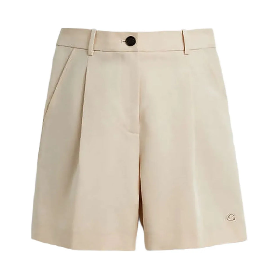 Coach Tailored Shorts In Recycled Polyester Sand