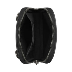 Coach Aden Crossbody Bag Pebbled Leather-Gunmetal-Black
