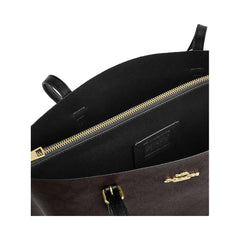 Coach Mollie Tote Bag In Signature Canvas Signature Canvas-Gold-Walnut-Black
