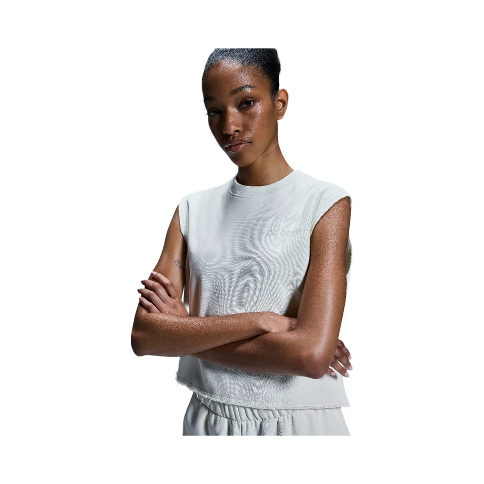 On Open Club Crew Crop White