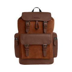 Coach Sprint Backpack Suede-Qb-Cognac-Sienna