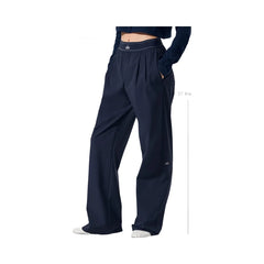 Alo Women's Suit Up Trouser (Long) - Navy
