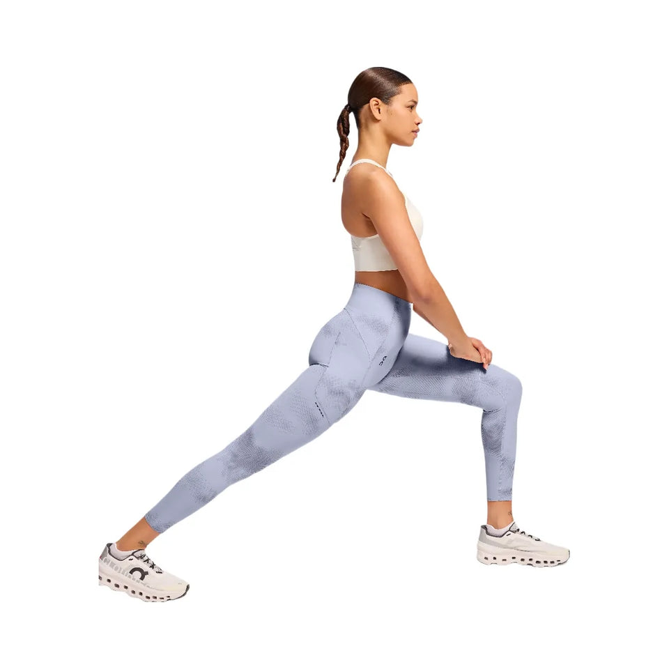 On Movement Tights Graphic Nimbus Feather