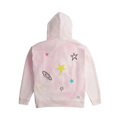Coach Hoodie With Floated Here To See You Print Light Pink Multi