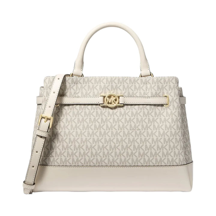 Michael Kors Reed Large Signature Logo Satchel Lt Crm Multi