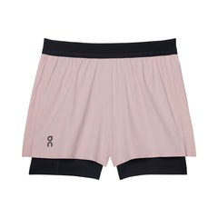 On 3" Performance 2/1 Shorts Mauve Black