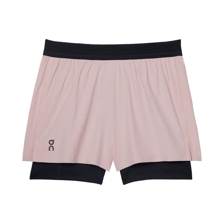 On 3" Performance 2/1 Shorts Mauve Black