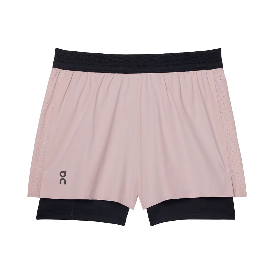 On 3" Performance 2/1 Shorts Mauve Black