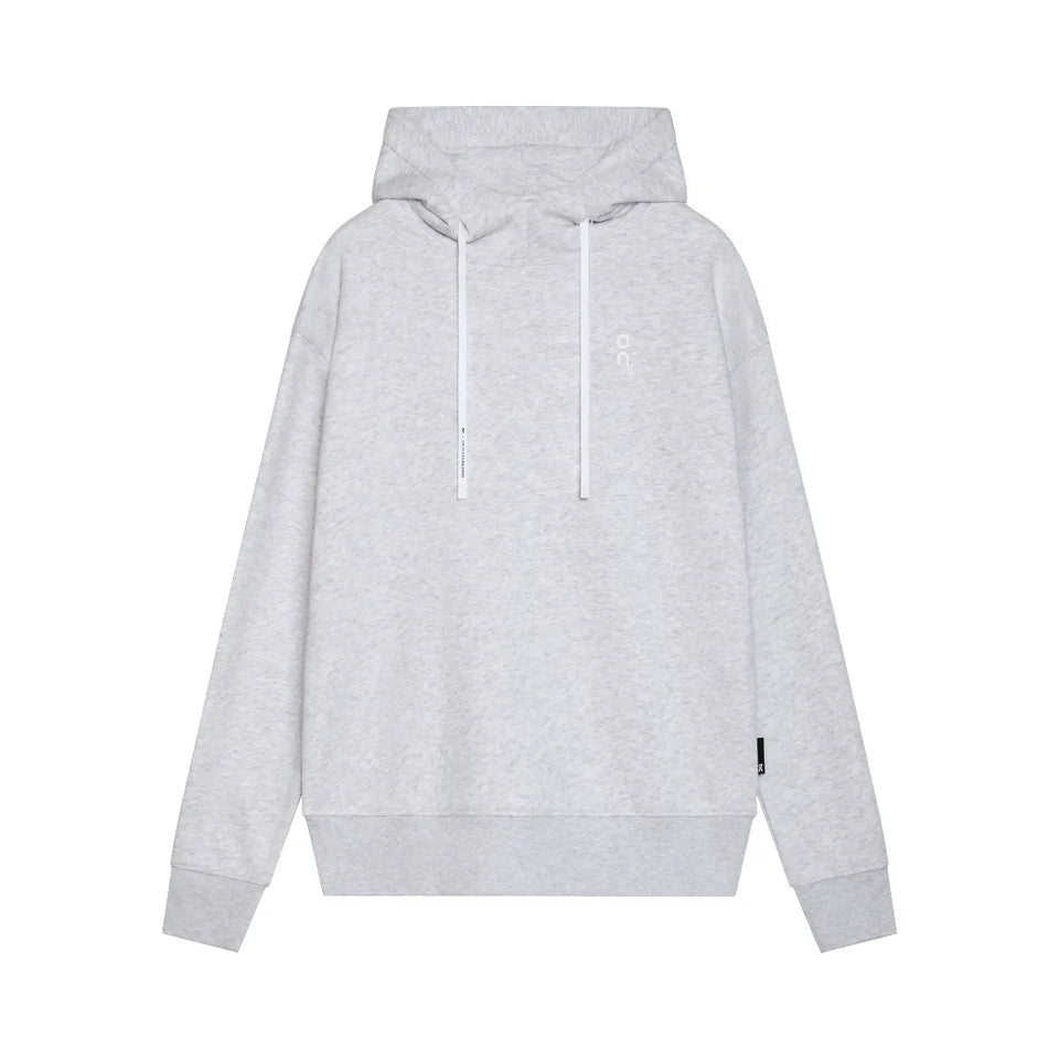 On Club Hoodie Smash Grey Heather