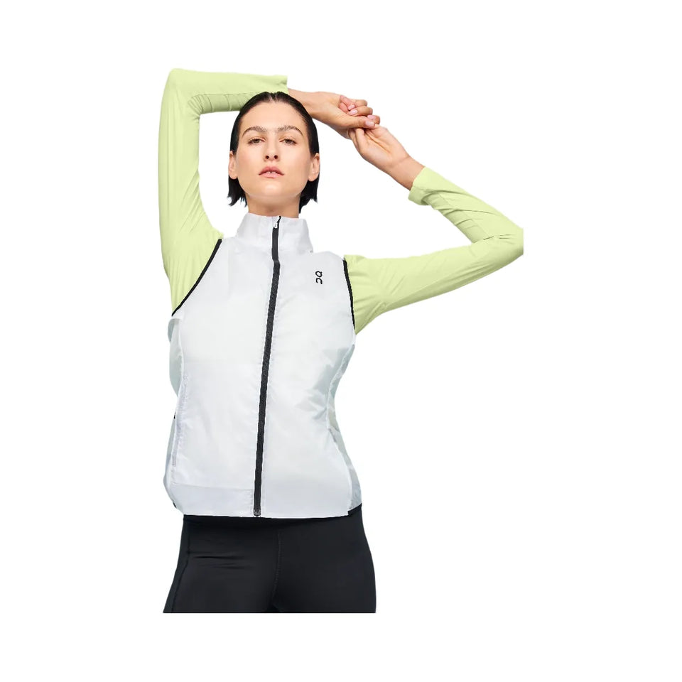 On Weather Vest White Black