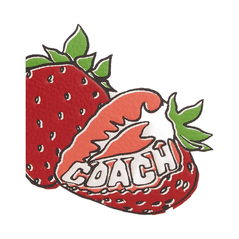Coach Jamie Camera Bag With Strawberry Graphic Gold-Chalk Multi