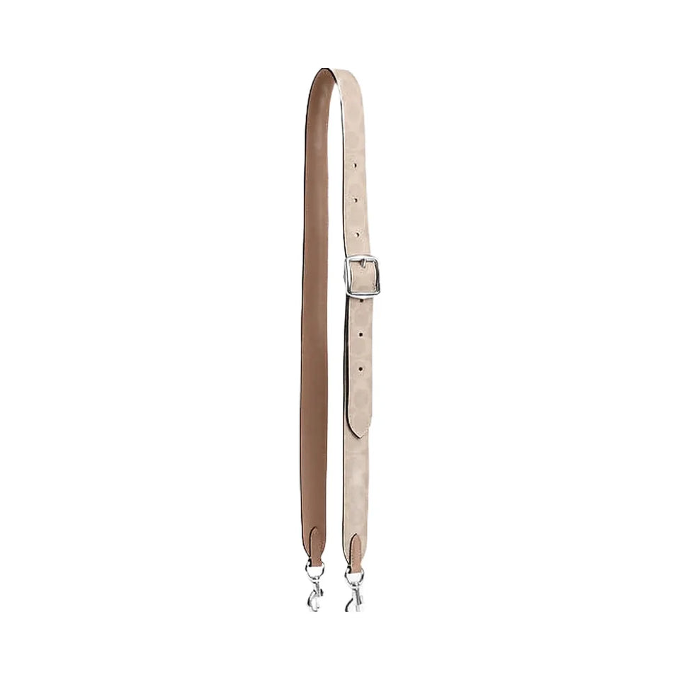 Coach Reversible Strap In Signature Canvas Signature Canvas-Silver-Sand-Taupe