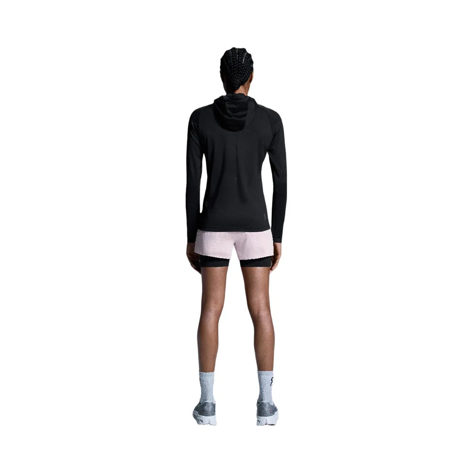 On 3" Performance 2/1 Shorts Mauve Black
