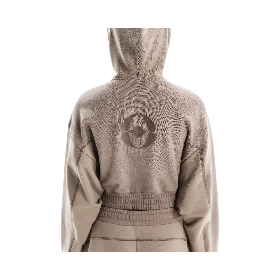 On Club Cropped Hoodie Fka Cinder Desert