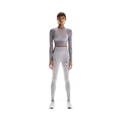 On Studio Knit Long-T Crop Lilac Cosmos