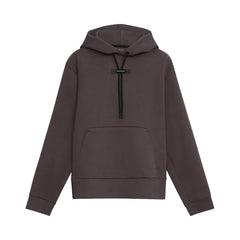 On Focus Tech Hoodie Pebble
