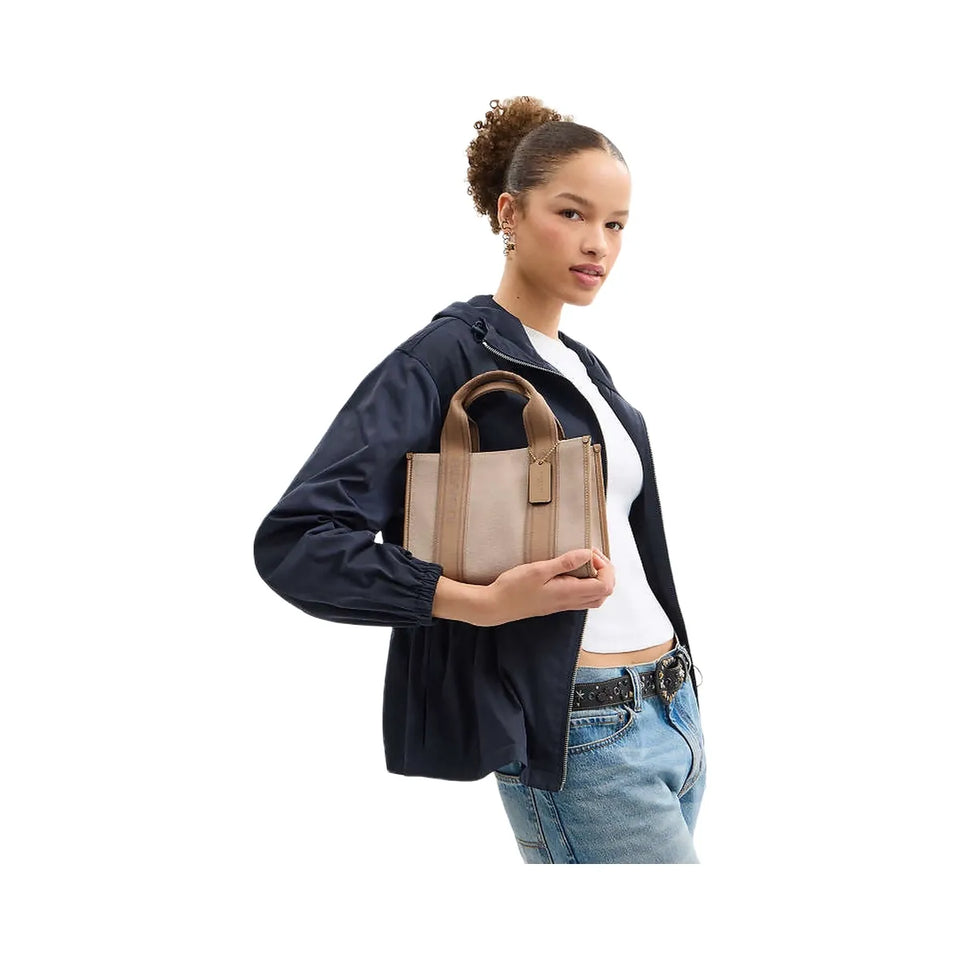 Coach Smith Tote Bag 24 Canvas-Im-Dark Natural Multi