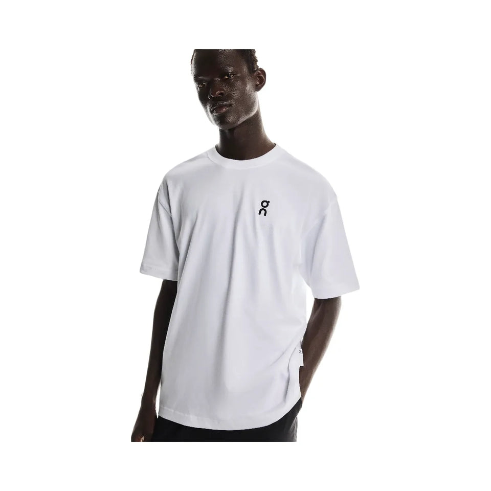 On Club T Graphic White Blue
