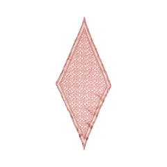 Coach Signature Silk Diamond Scarf Silk-Dusty Pink