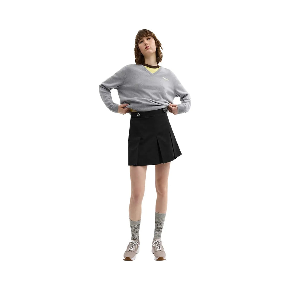 Coach Mini Skirt With Turnlocks Black