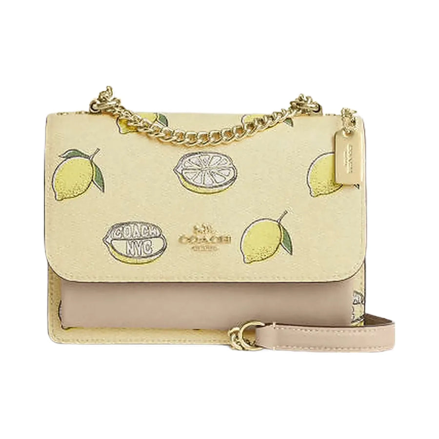 Coach Mini Klare Crossbody Bag With Lemon Print Im-Garden Glade Multi