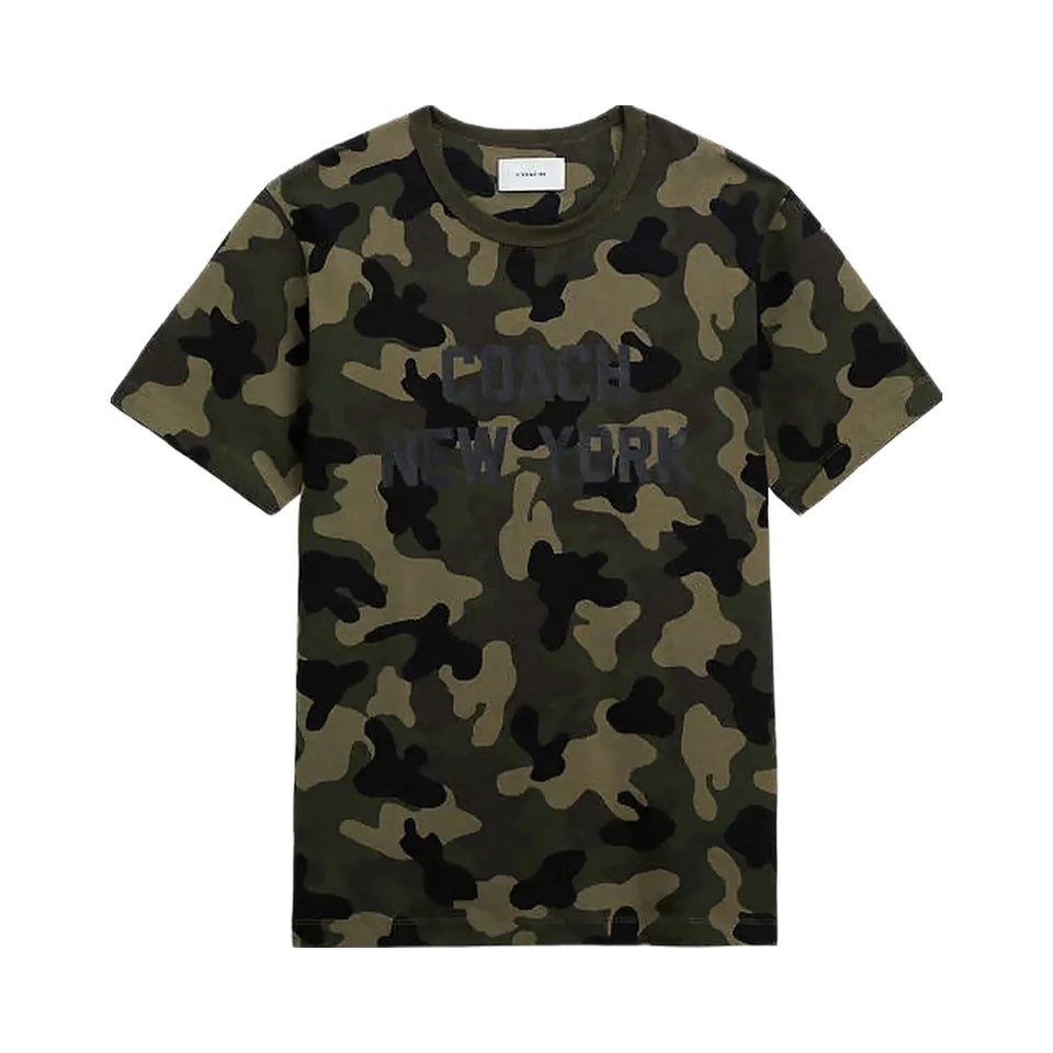 Coach Camo Print T-Shirt Camo