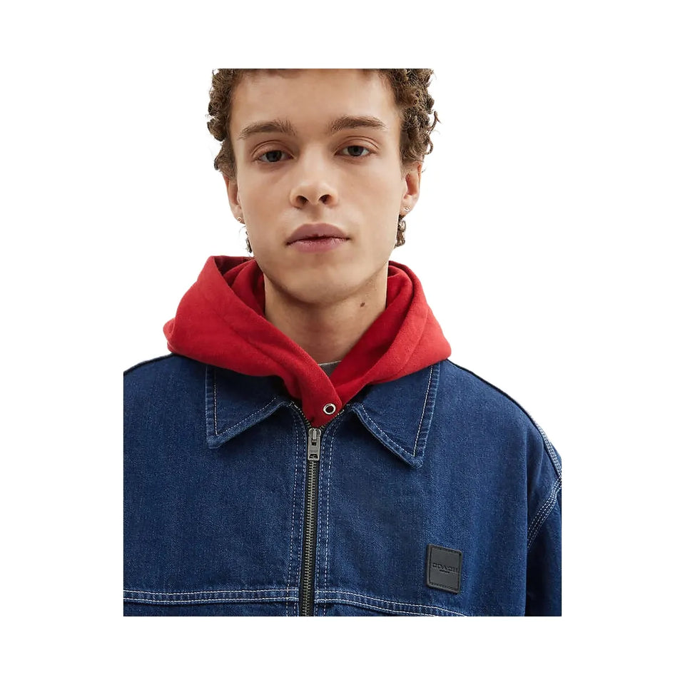 Coach Denim Work Jacket Dark Wash