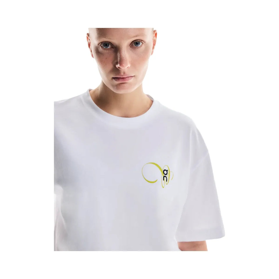 On Club-T Graphic White Lime