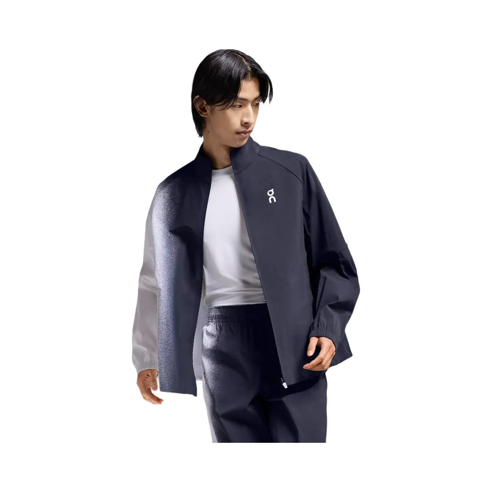 On Court Track Jacket Black White