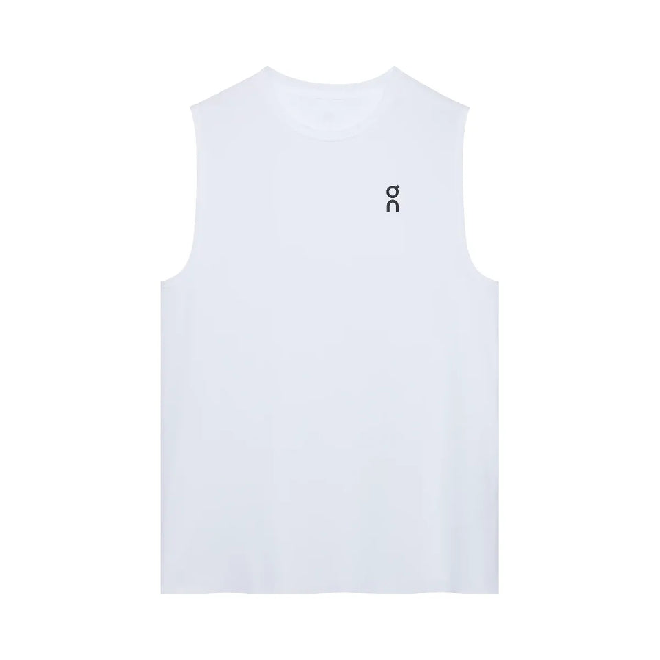 On Court Tank All White