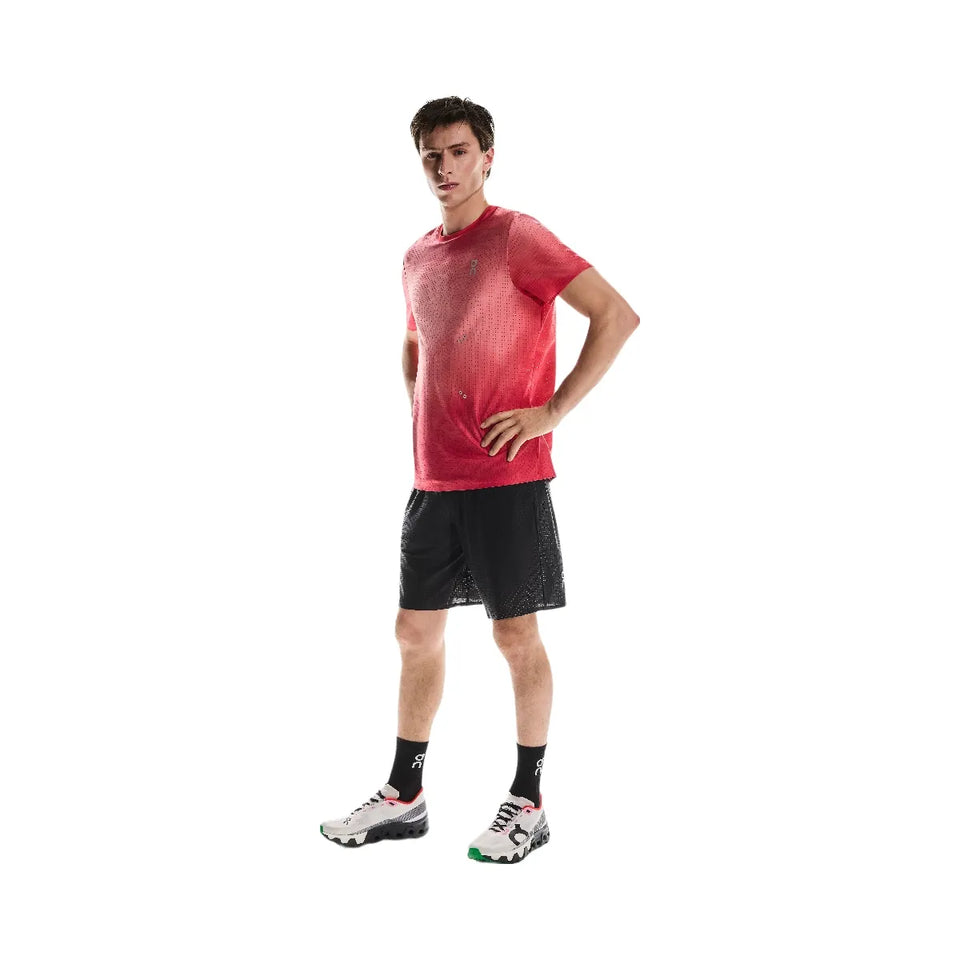 On Pace Mesh Shorts Black
