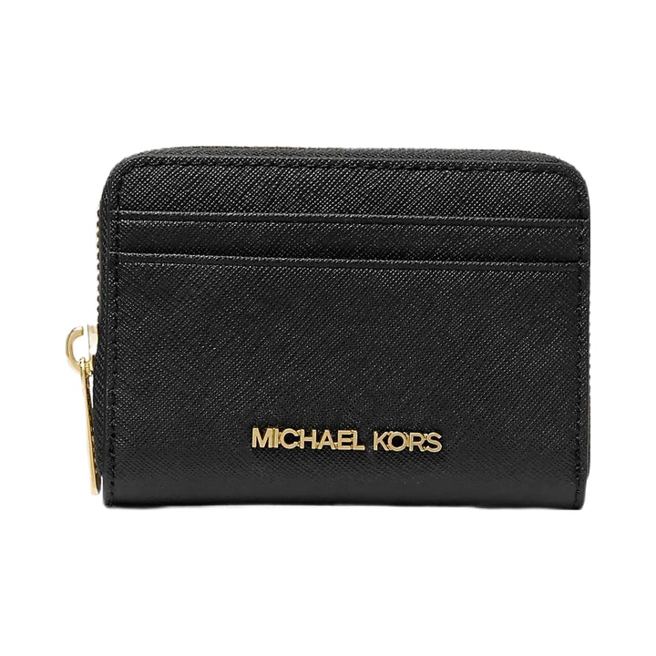 Michael Kors Jet Set Travel Medium Saffiano Leather Wallet Black