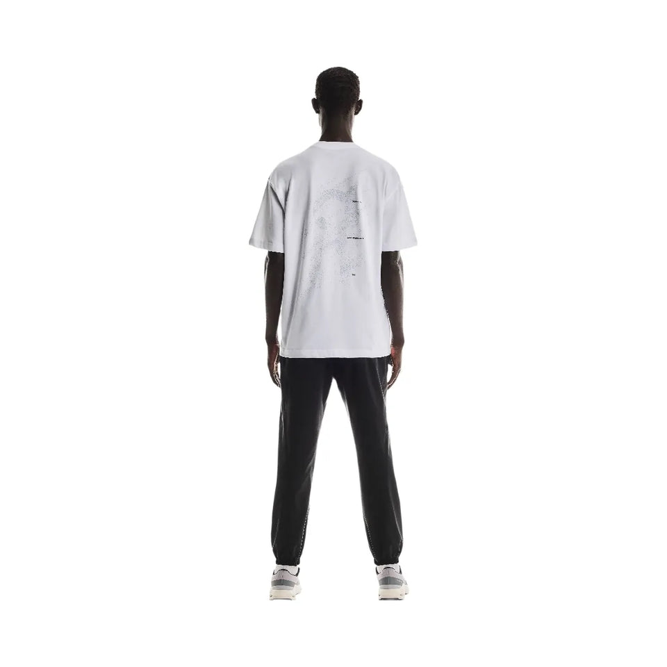 On Club T Graphic White Blue