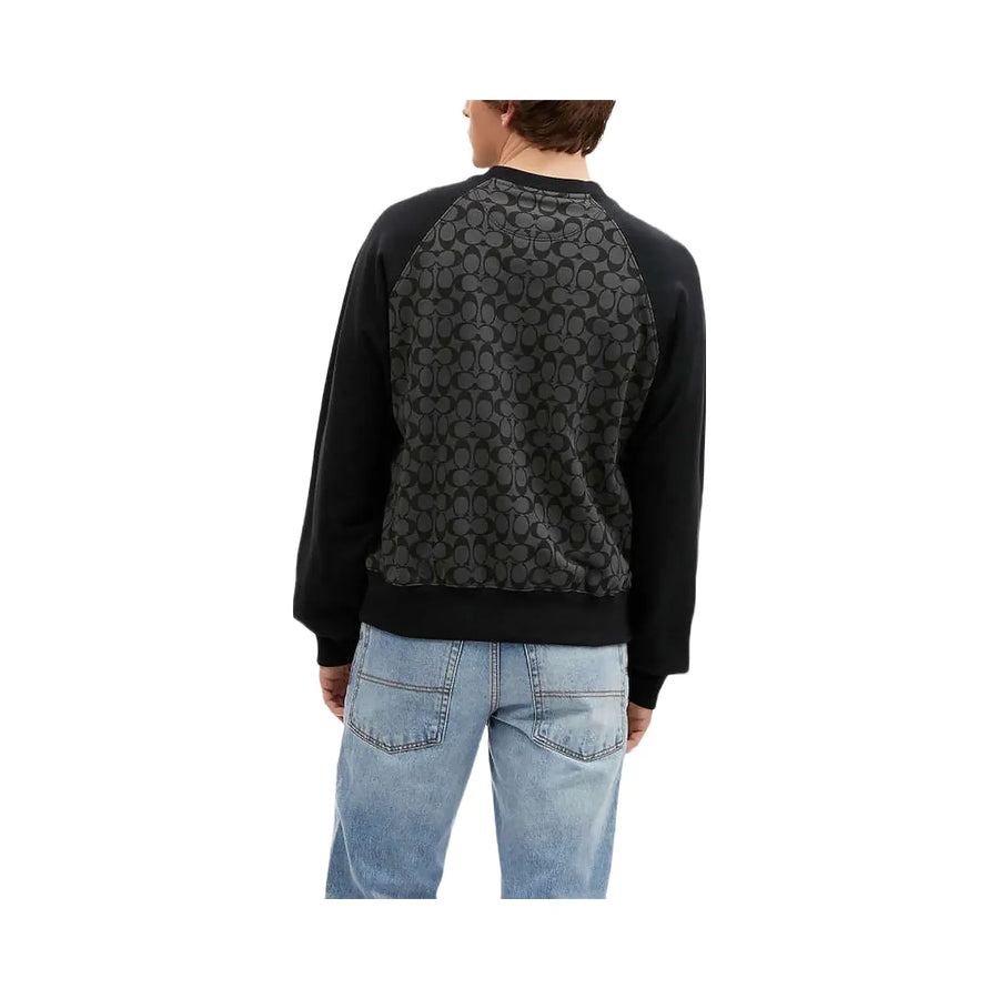 Coach Signature Crewneck Sweatshirt Charcoal Signature