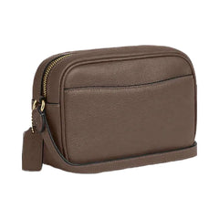 Coach Mini Jamie Camera Bag Pebbled Leather-Gold-Dark Stone