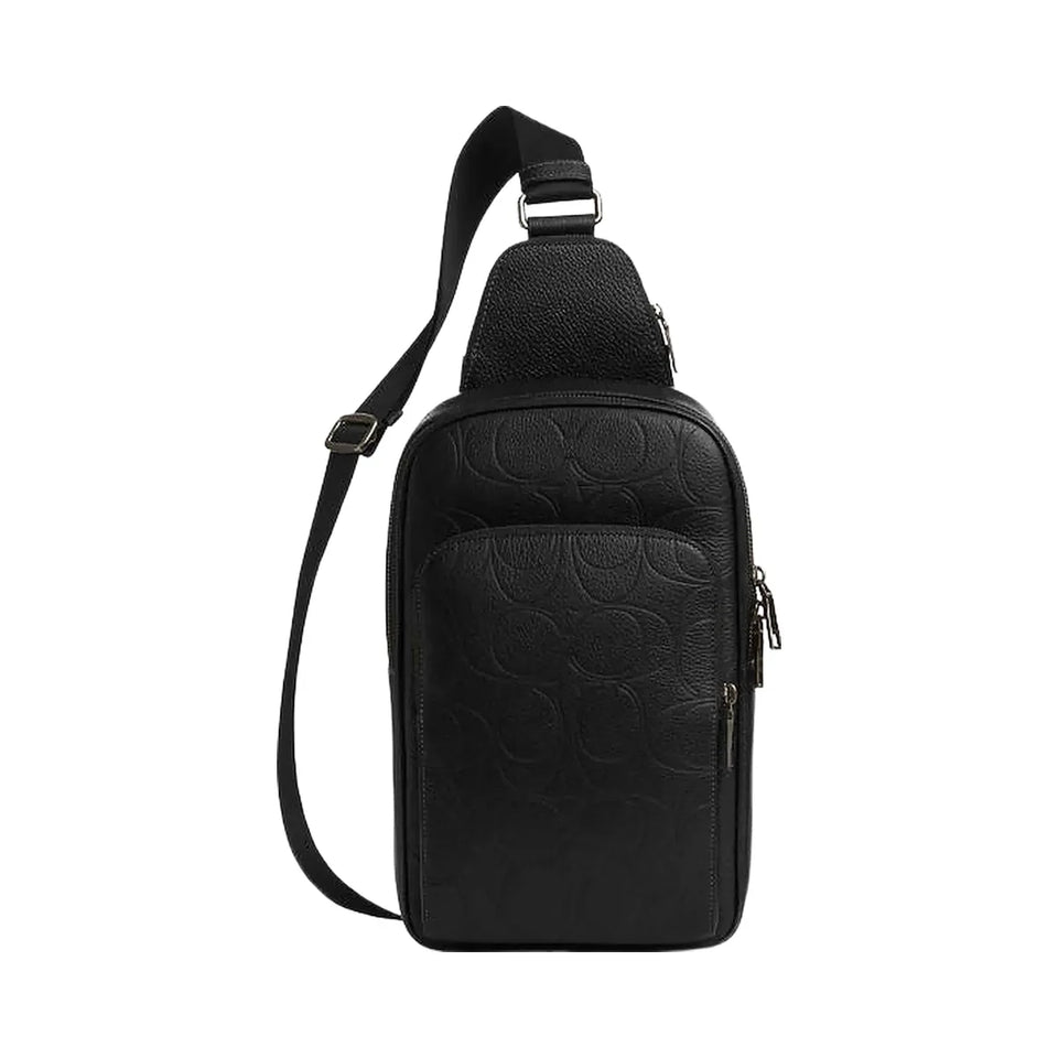 Coach Lightweight Shirt Down Jacket In Recycled Polyester Black