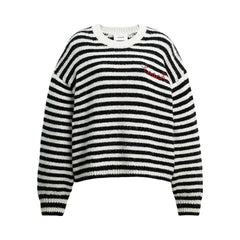 Coach Coach Striped Sweater Black-Cream